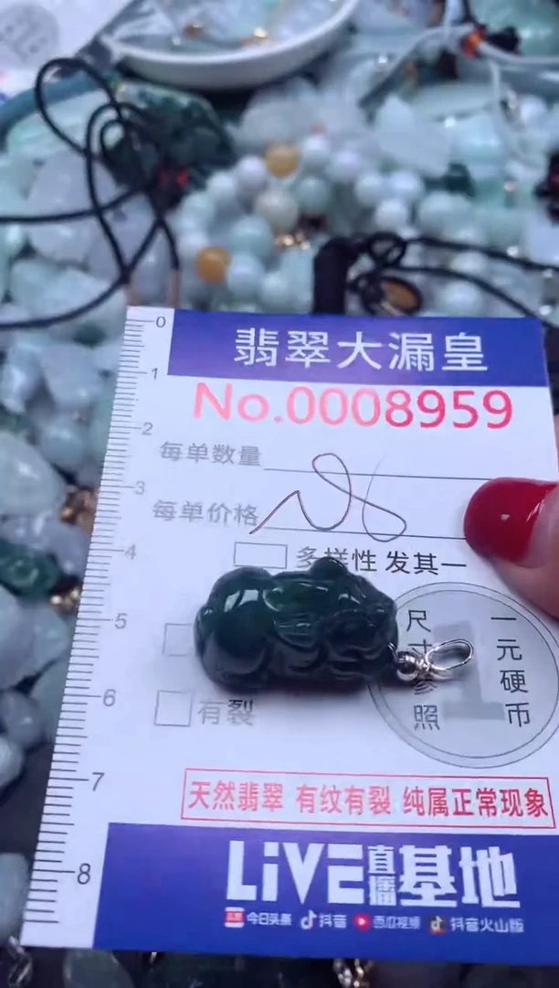 颈饰未镶嵌翡翠8959