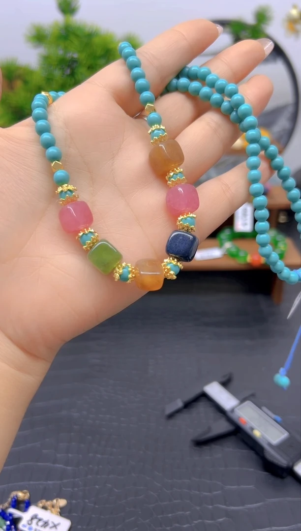 【闪购商品】碧玺项链未镶嵌项链X464