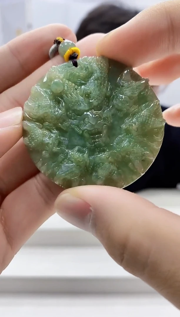 未镶嵌定制翡翠4688bb-毛货挂件19