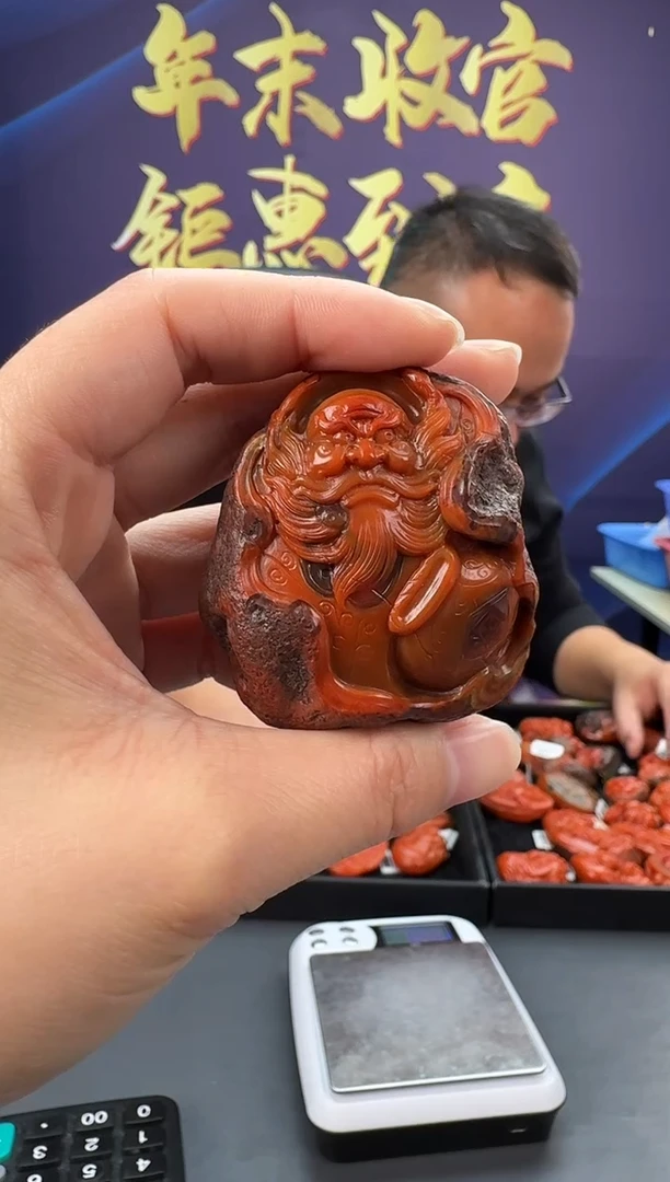 【闪购商品】南红玛瑙雕刻未镶嵌057ZB0117产品一个