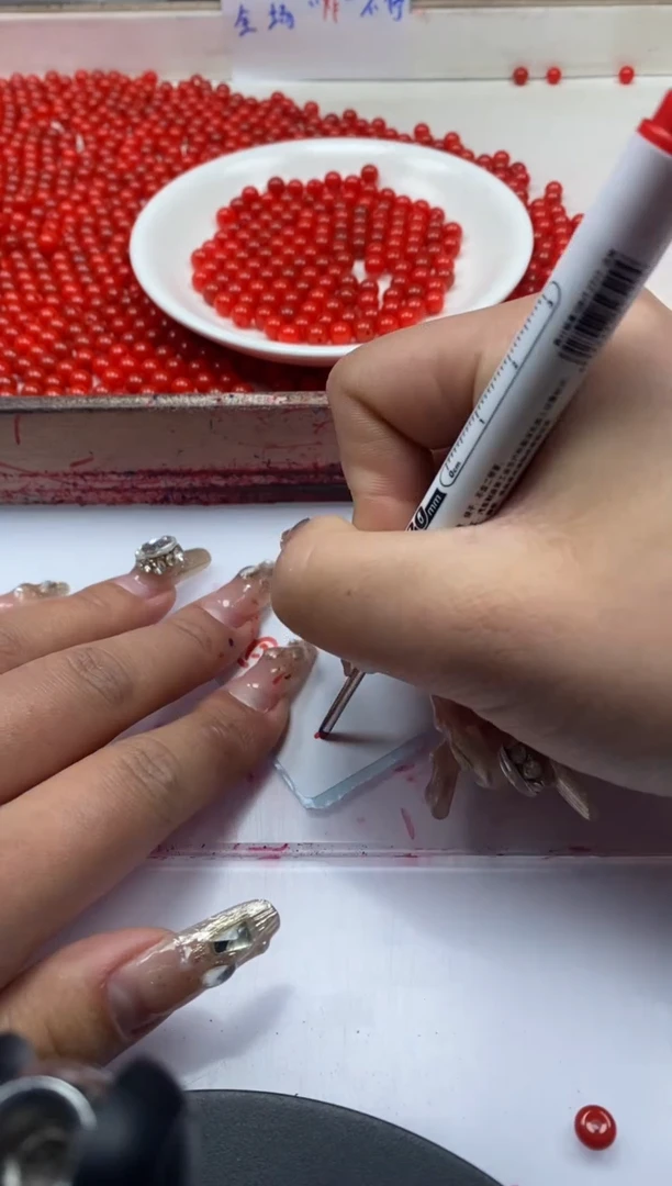 【闪购商品】南红玛瑙颈饰未镶嵌w80锦红6mm*30颗