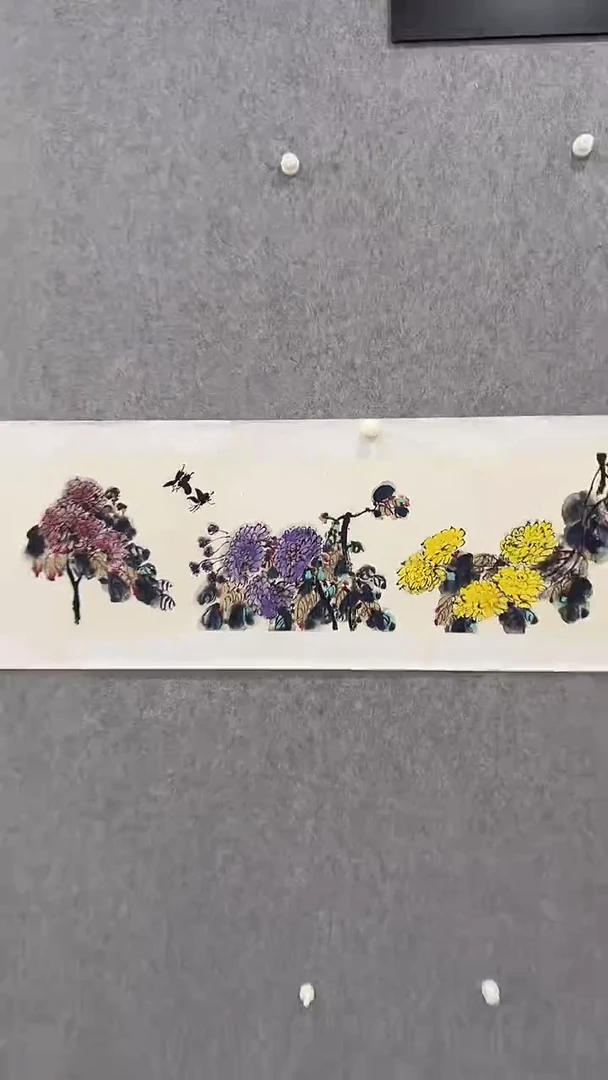 国画李纲-4平尺-花鸟国画-金