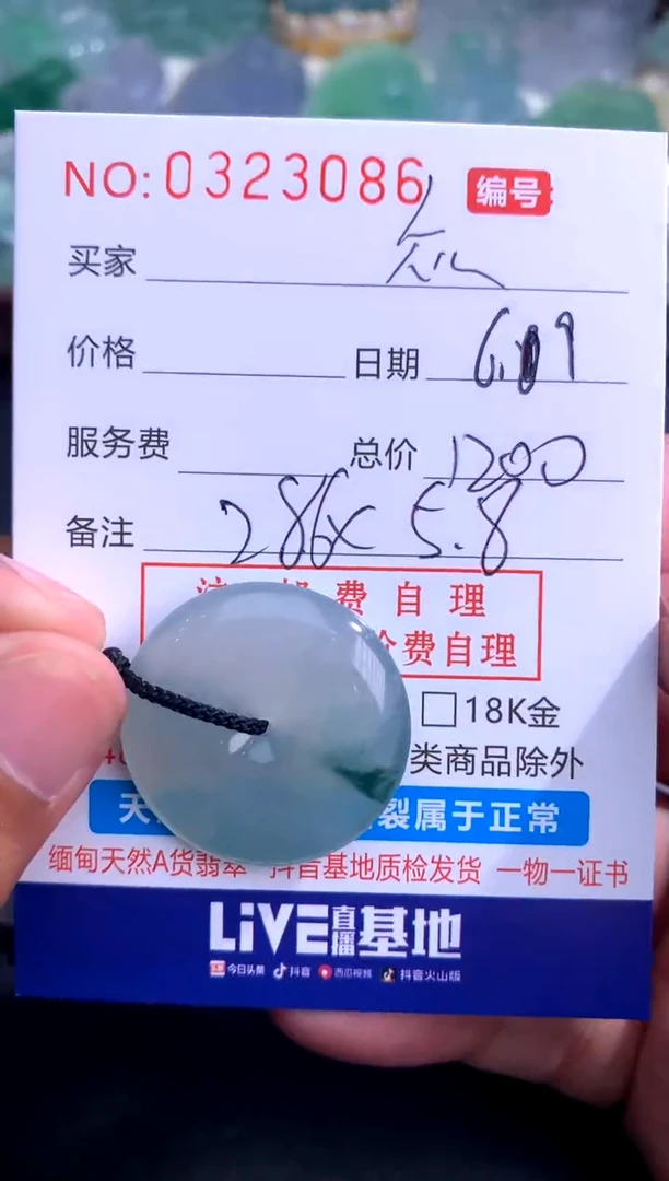 翡翠未镶嵌颈饰众