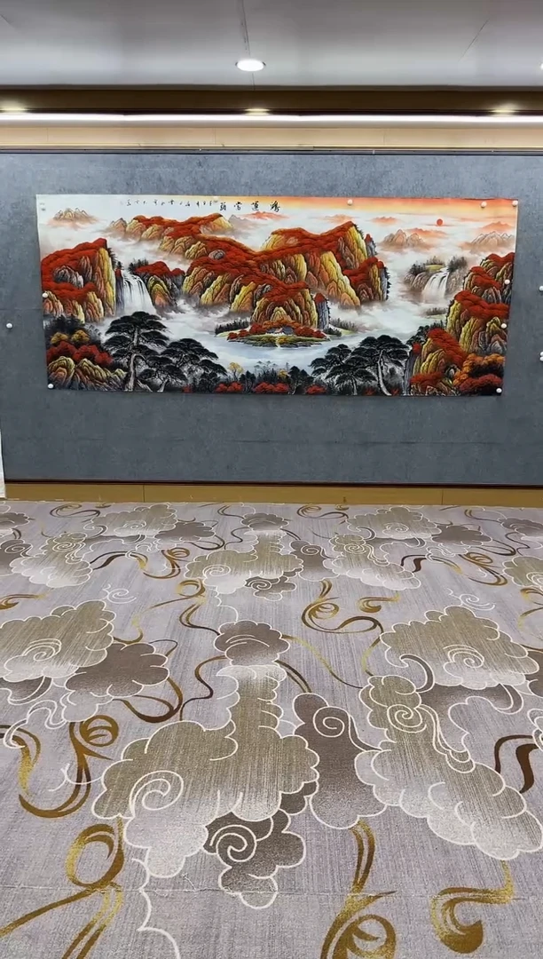 【闪购商品】绘画绘画Y-刘雪红-大丈二-山水画