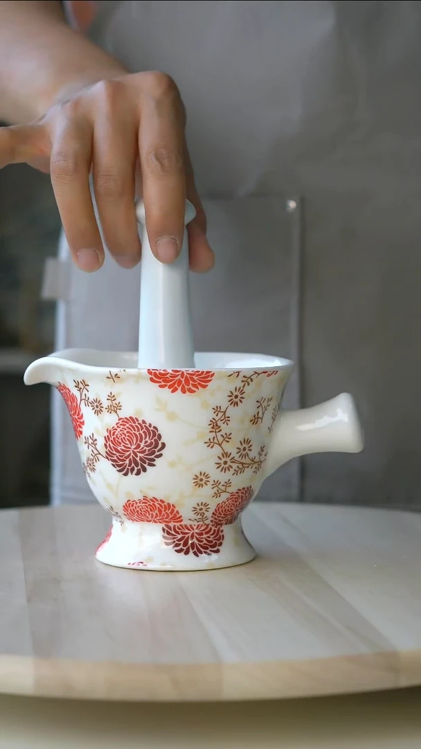 陶瓷微瑕出韩研磨杯+棒300ml@4-2@