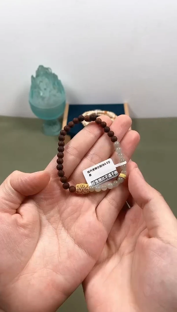 木木头款降真香镂空鼓珠0.5手串