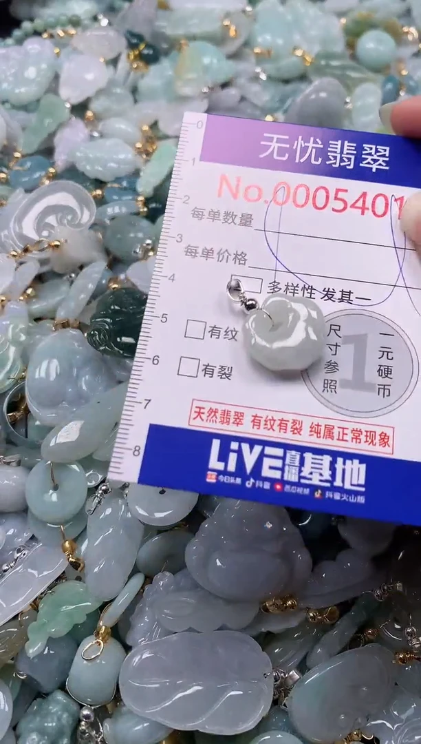 吊坠(不含链)未镶嵌翡翠5401