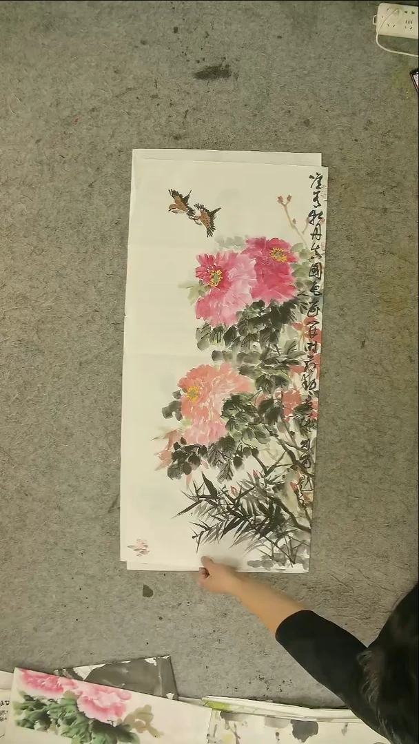 国画小三尺  写意花鸟