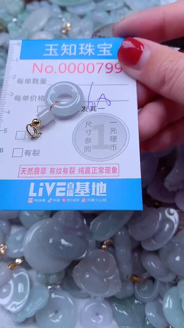吊坠(不含链)未镶嵌翡翠799