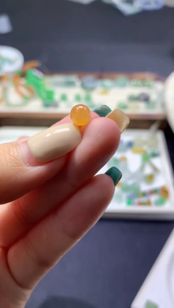 未镶嵌定制翡翠卡6.2mm