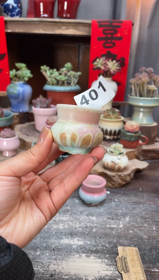 【闪购商品】摆件401知木小芳花盆
