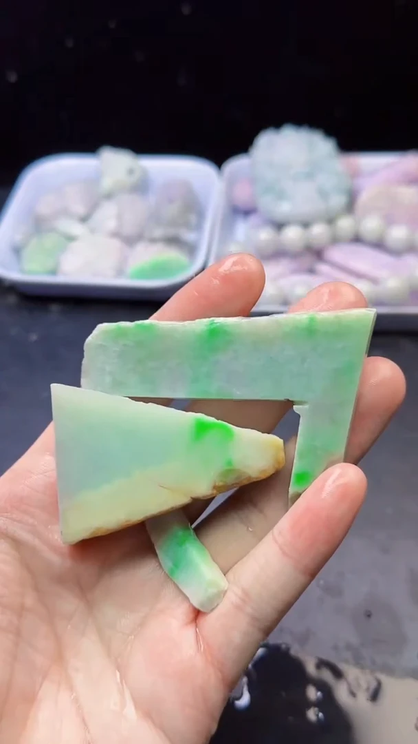未镶嵌挂件翡翠001天然A货翡翠