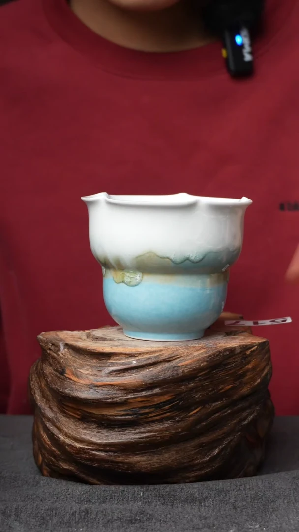 杯子陶瓷517景德镇手工手创杯子 带冰裂纹