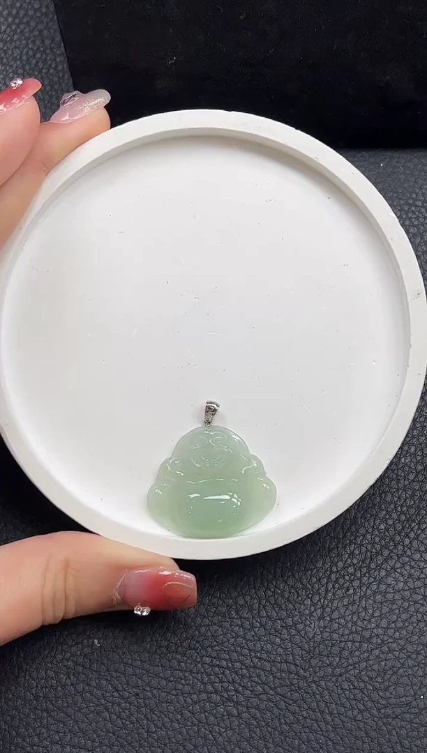 【闪购商品】翡翠颈饰18K金镶嵌YM839-8佛公