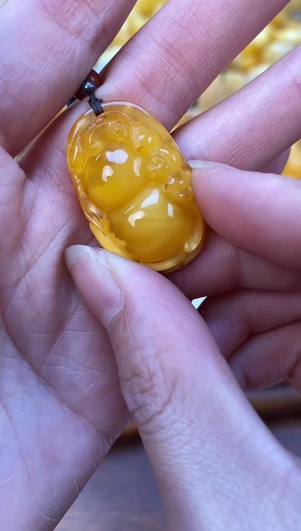 裸石琥珀未镶嵌天然琥珀蜜蜡