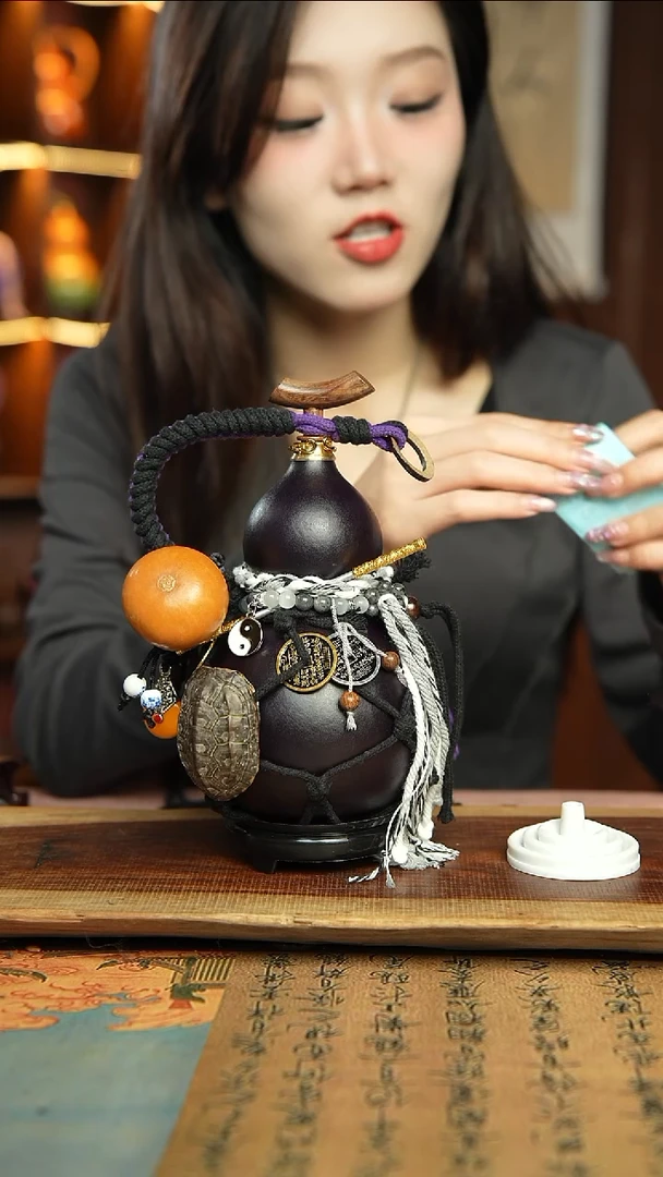 +71号精品大漆酒葫芦防腐防渗装水茶酒