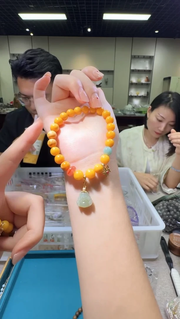 手链蜜蜡银S925镶嵌多样性发一件 479