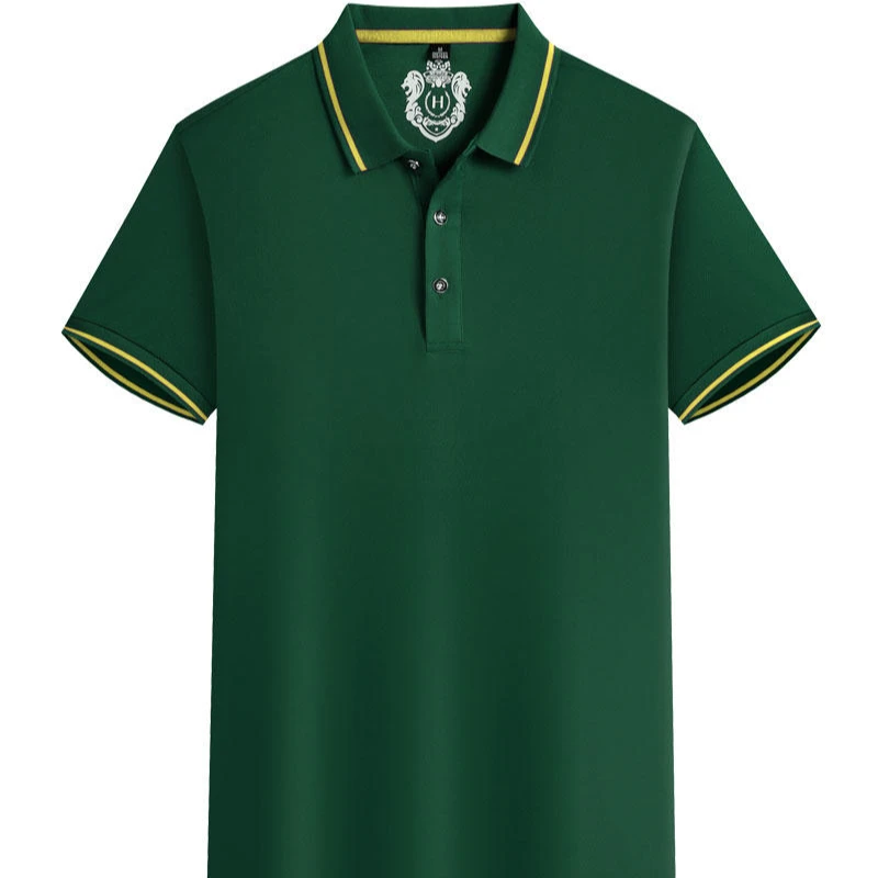 夏工作服短袖POLO衫定制logo志愿者活动服团体服厂服免费印字t恤