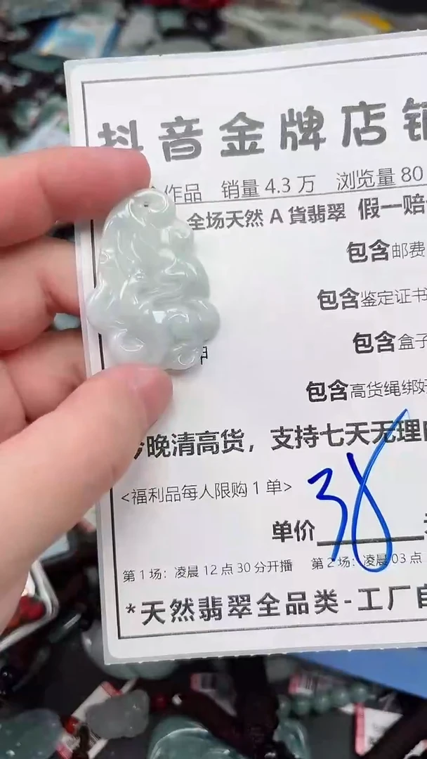 翡翠未镶嵌颈饰全场天然A货翡翠招财玉