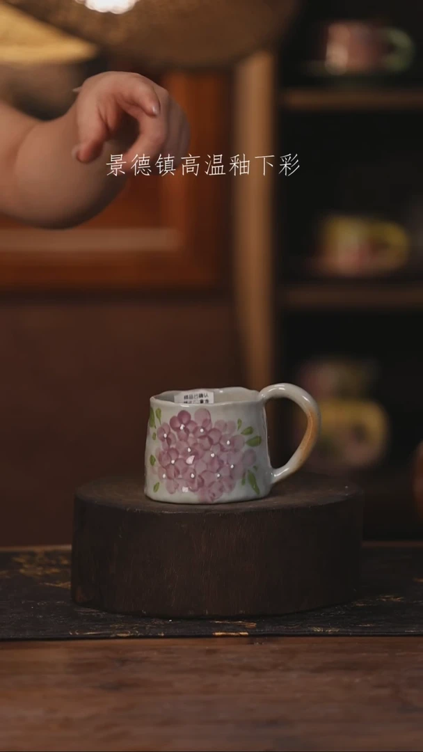 陶瓷景德镇高温釉下手绘陶瓷359