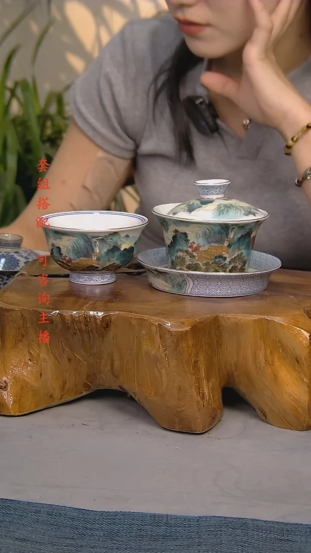 简装家用款2件套 白瓷陶瓷茶具