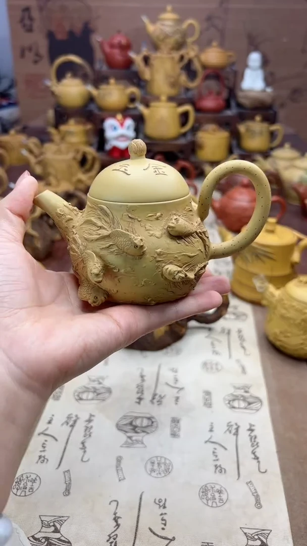 【闪购商品】紫砂壶金玉满堂供春壶