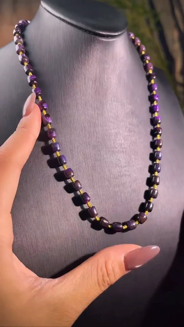 苏纪石（舒俱来）未镶嵌项链K金（多样性发一）南非舒俱来老矿