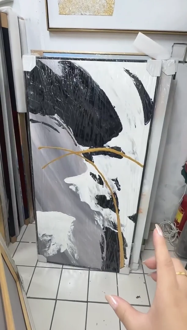 竖款168美术馆 装饰画140*70