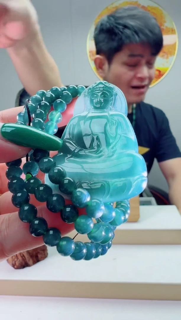 翡翠未镶嵌颈饰多样性随机发其一