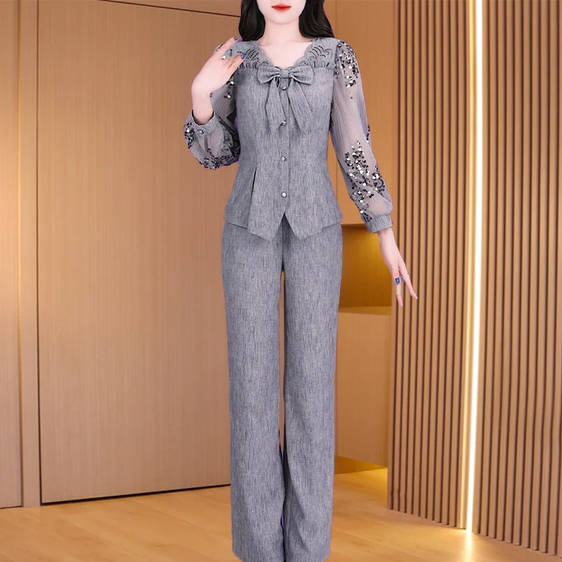 拉夏贝尔小香风时尚职业套装女2025夏季高级感减龄小众穿搭两件套