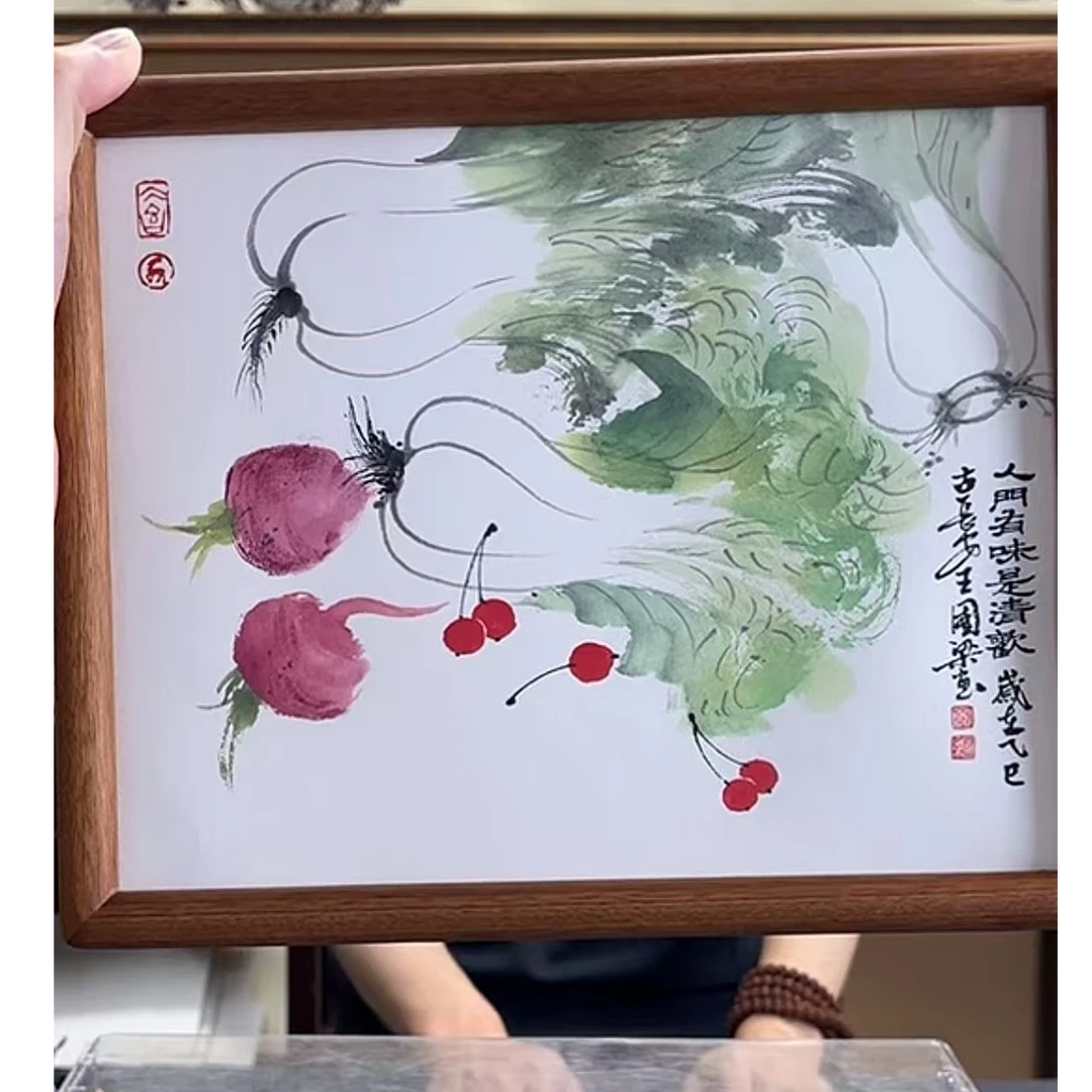 《百财图》23×29花鸟装饰画