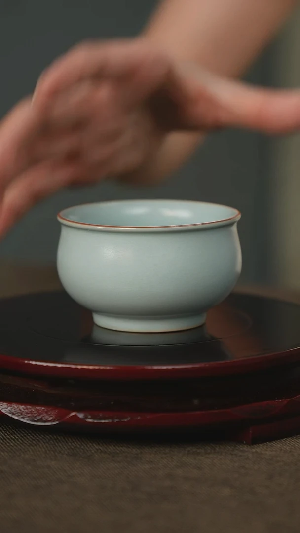 大福袋杯汝瓷主人杯