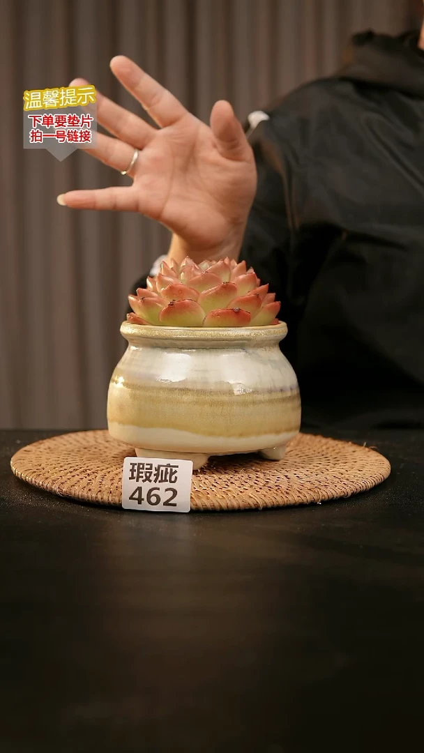 瓷片462瑕疵款，口约9-10  高约9-10