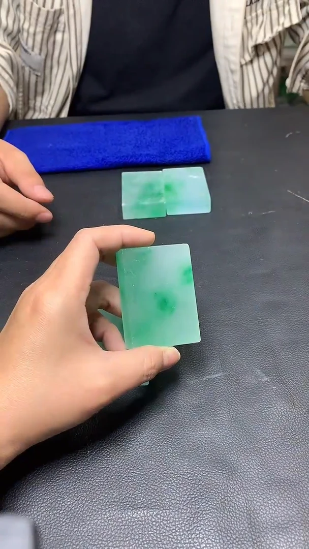 玉冰飘花46牌毛胚