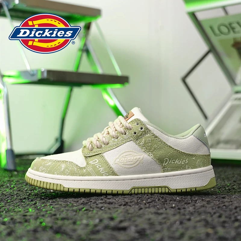 Dickies2025秋冬新款牛油果休闲鞋多巴胺学院风百搭鞋子男女情侣