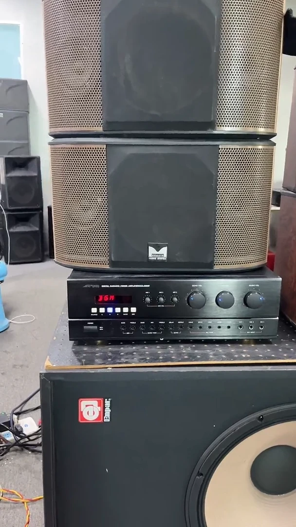 不包邮 8寸卡包音响  KTV音箱一对 +单只功放  运费到付