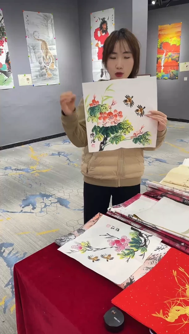 竖款年画艺术作品欣赏D1