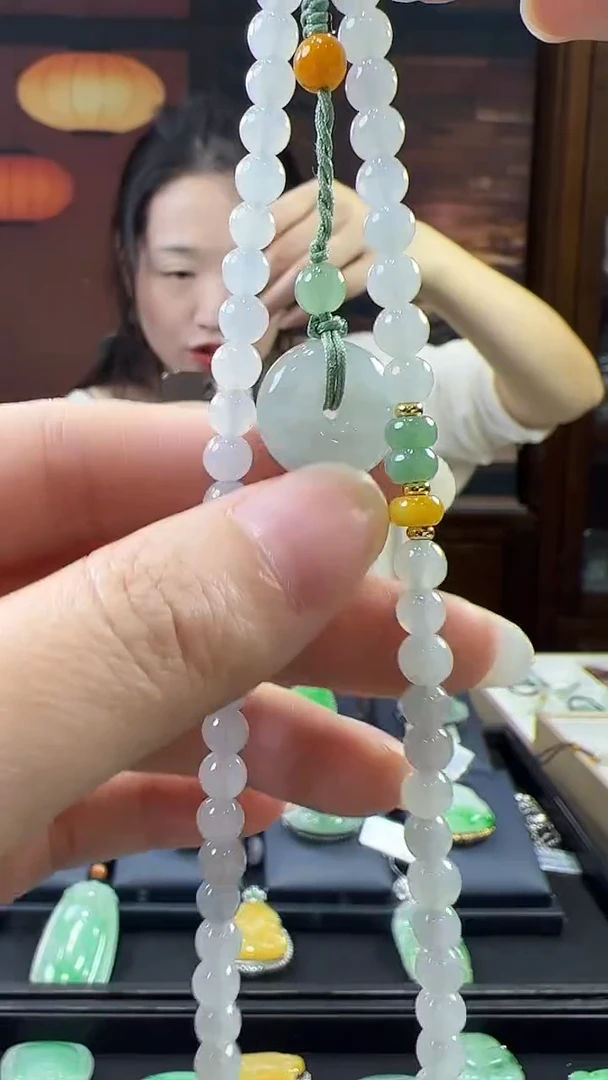 未镶嵌挂件翡翠手机链