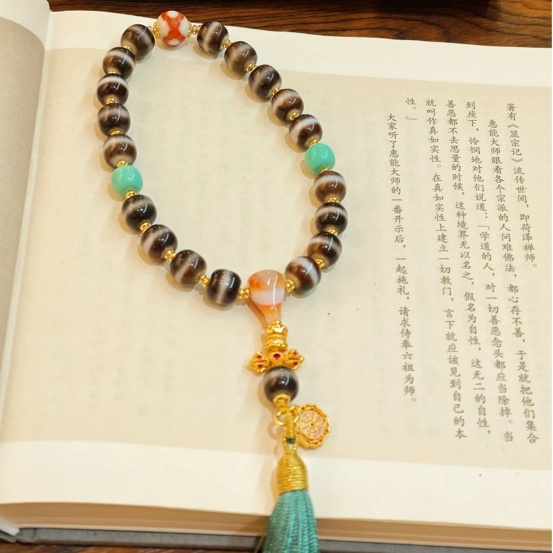 一线药师天珠挂件设计款/多样性发其一  TZGJSJ418-P