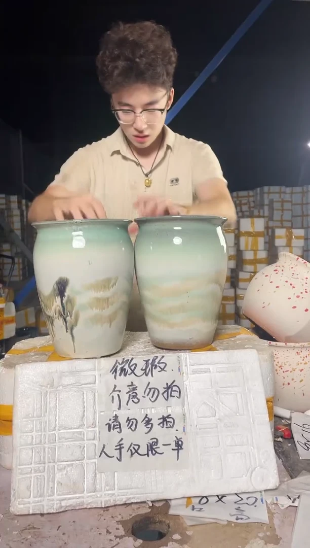 紫砂花盆宜兴紫砂粗陶花盆花盆17/22瑕疵