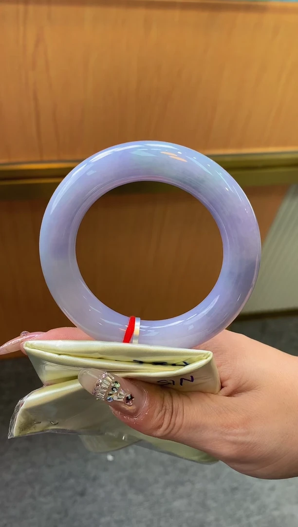 未镶嵌手镯翡翠-F27-圆条56.4