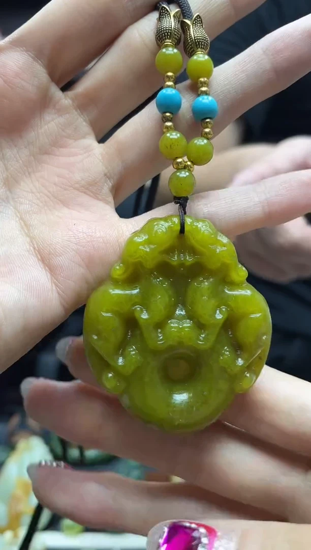 未镶嵌岫玉吊坠·多样性发*货拍一发一