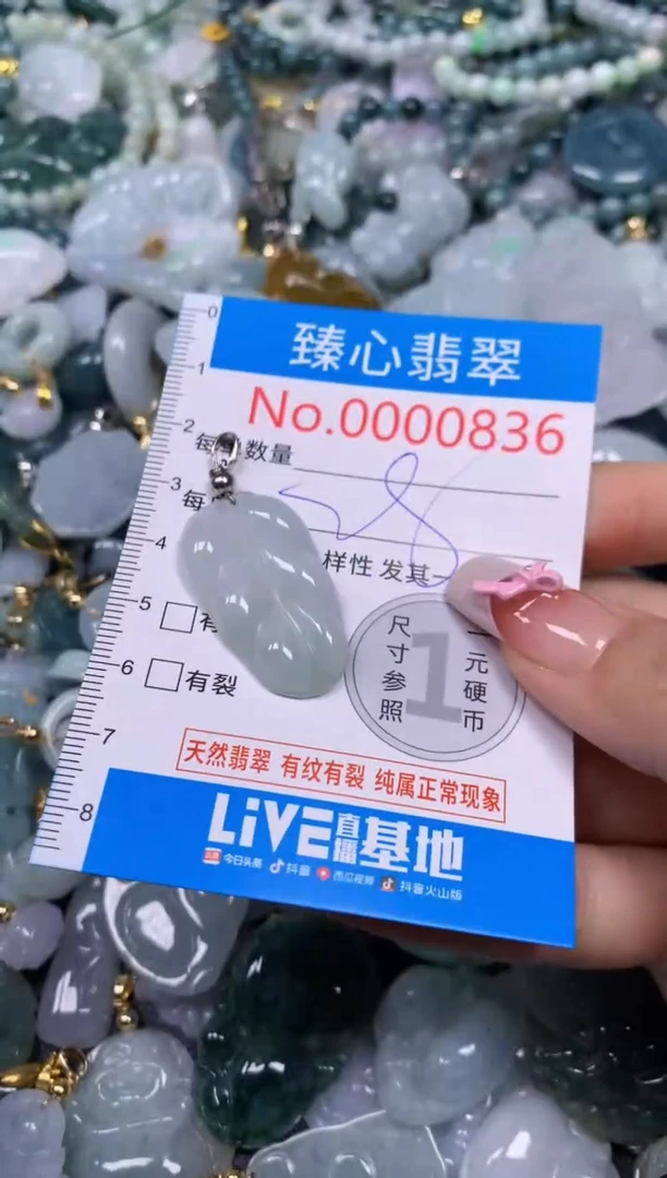 【闪购商品】翡翠颈饰未镶嵌含绳000836