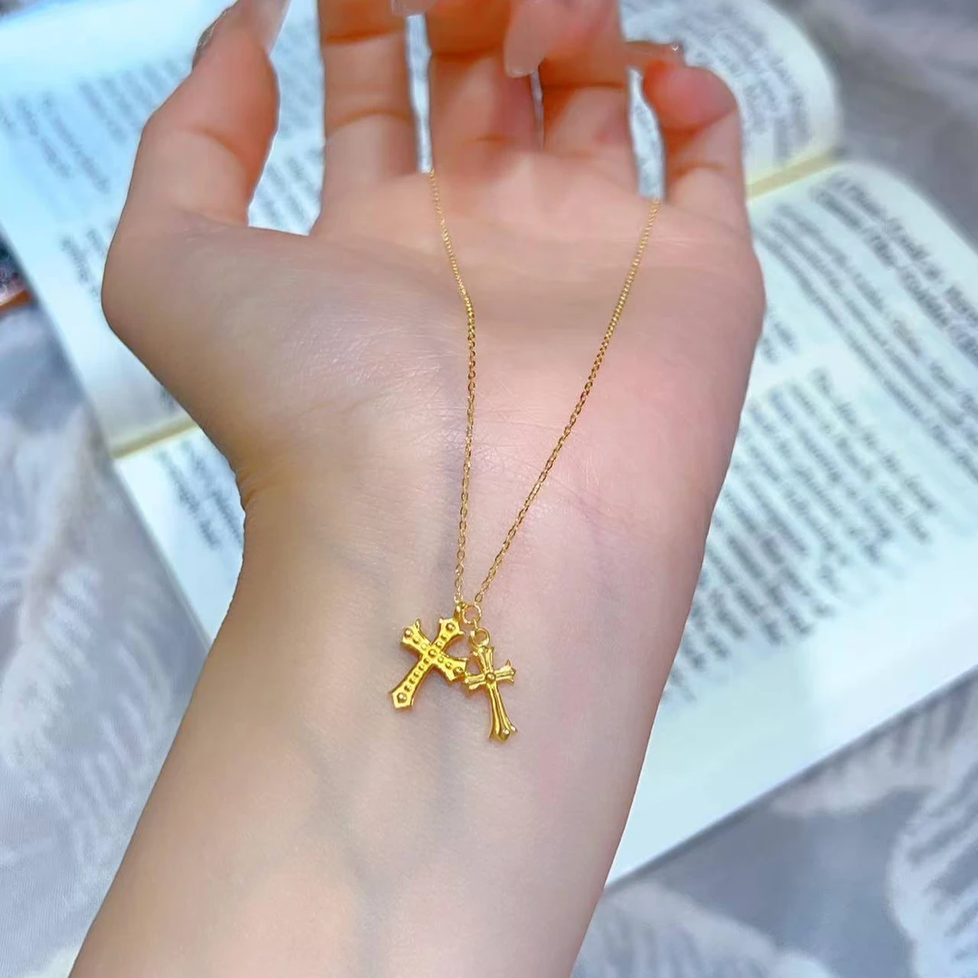 【琪琪专享】足金999投资金 克罗十字5G高级套链（多退少补）