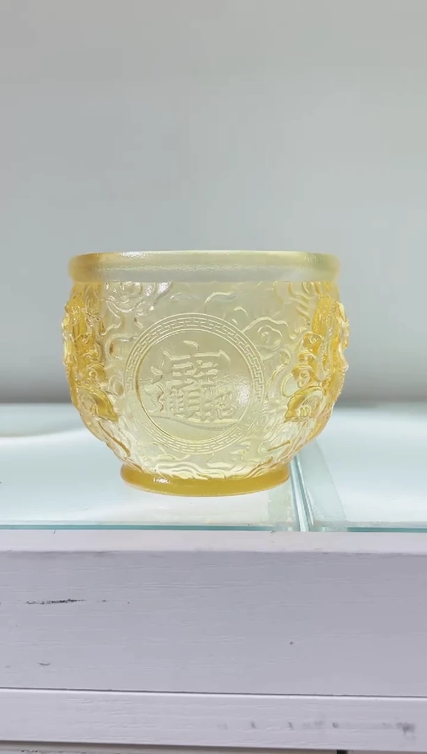 手工艺品琉璃古法琉璃聚宝盆