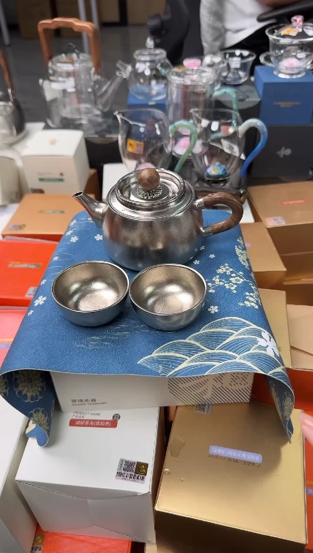 @@器钛茗和壶+钛杯2只+日式茶席