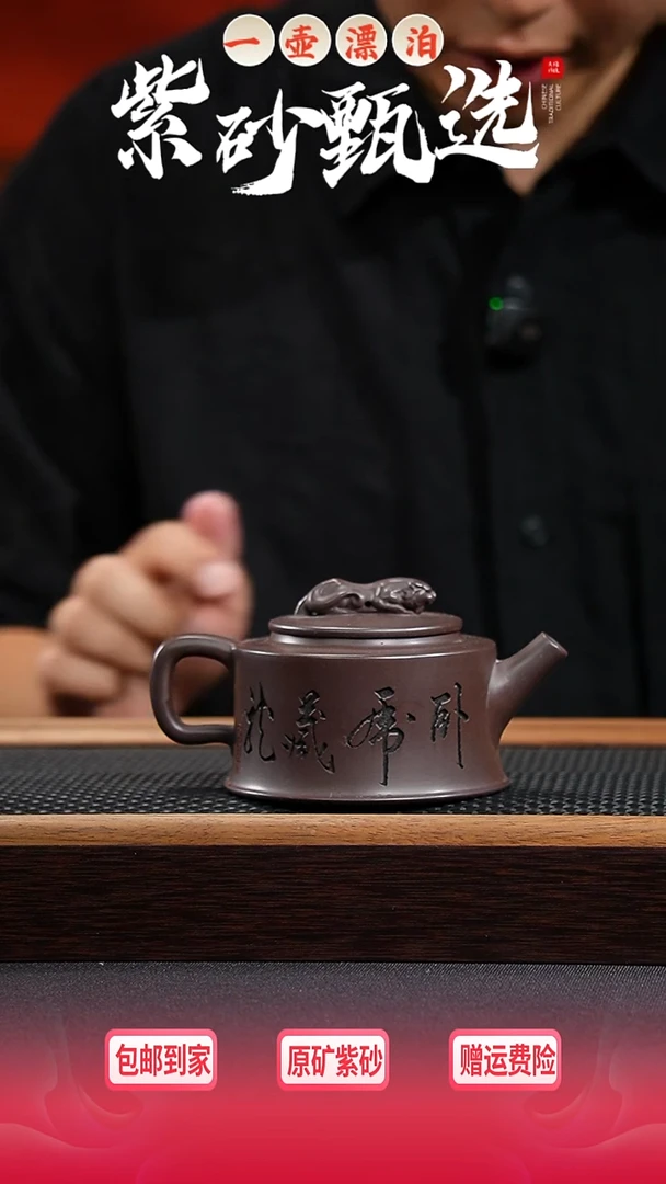 茶壶紫砂 一壶漂泊紫砂茶器7001