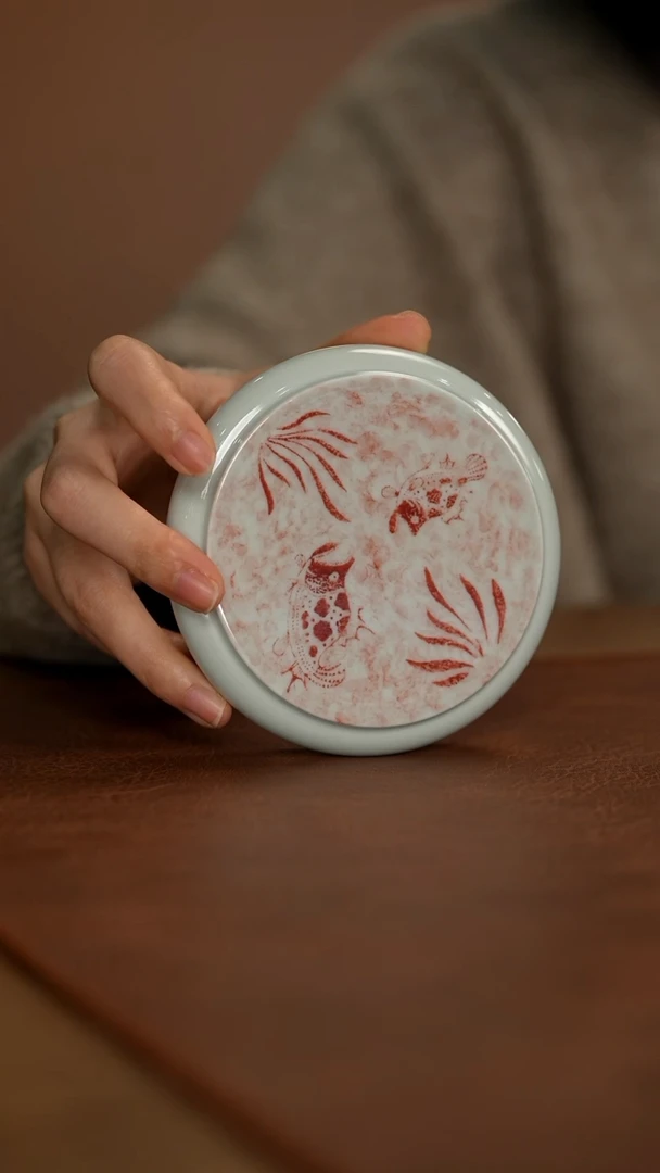 【闪购商品】瓷片景德镇斌芬陶瓷/引古盖置 135