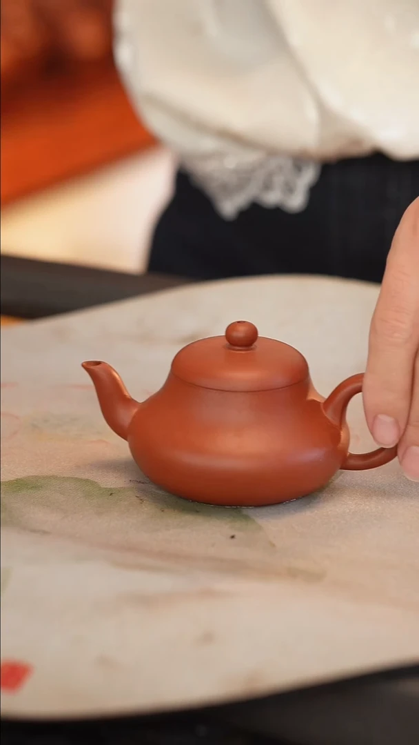 茶壶紫砂全手 宽口