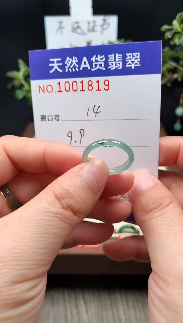 未镶嵌戒指翡翠14#
